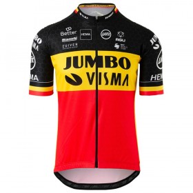 Maillot mangas cortas 2020 Team Jumbo-Visma Campeonatos de Bélgica N001
